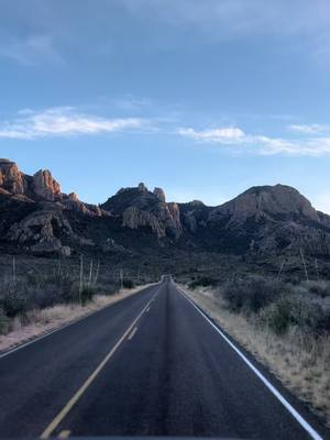 A post by @wilderoffroad on TikTok caption: #chisosbasin #sunset #driving #wilderoffroad #builtwilder 