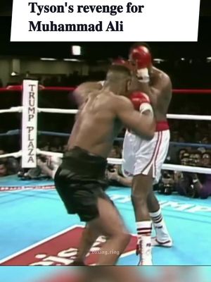 A post by @boxing.ring on TikTok caption: 𝐓𝐲𝐬𝐨𝐧'𝐬 𝐫𝐞𝐯𝐞𝐧𝐠𝐞 𝐟𝐨𝐫 𝐌𝐮𝐡𝐚𝐦𝐦𝐚𝐝 𝐀𝐥𝐢 #boxing #miketyson #ironmiketyson #muhammadali #motivation #inspiration #fy 