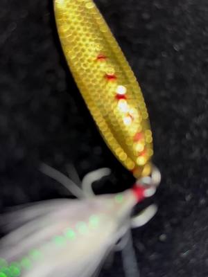 A post by @nhwlkj88 on TikTok caption: Far casting spoon lure bait.    #lurebait #spoonbait #metallure #fishingbait 