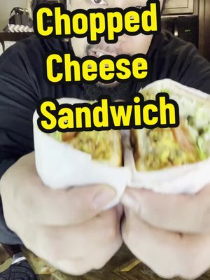 A post by @samoanfoodsurfer on TikTok caption: If New York was a sandwich!!!  This is that sandwich!!! The “chopped cheese”!! #fyp #fypシ #foryoupage #choppedcheese #newyork #tiktokfood #chopped #cheese #samoa #samoan 