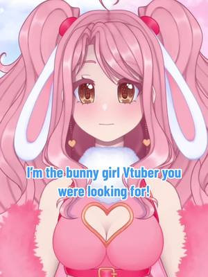 A post by @cinnanova_vt on TikTok caption: JUST COME HANG OUT #vtuber #envtuber #bunnygirl #twitchstreamer #vtuberclips #twitch 