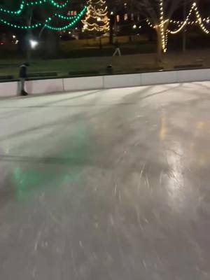 A post by @ryan.sk8s on TikTok caption: Put on ice skates last night for the first time in years! I only fell once lmfao #rollerhype #fyp #IceSkating 