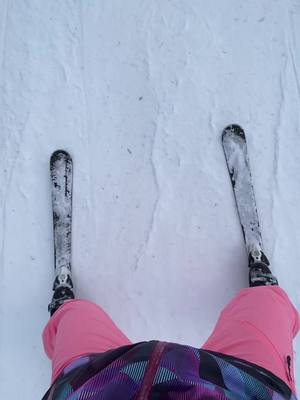 A post by @kali.georgieva27 on TikTok caption: ⛷️❄️#ski #winter #fyp 