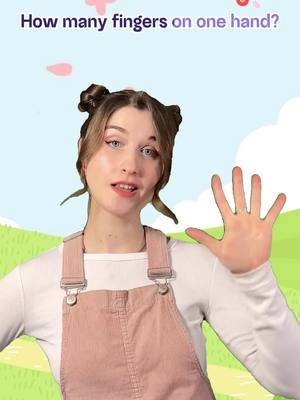 A post by @tora_the_teacher on TikTok caption: How Many Fingers  Full version is available on my YouTube #tora_the_teacher Great song for children to learn how to count🥰 #eslkids #songsforkids #nurseryrhyme #learnenglish 