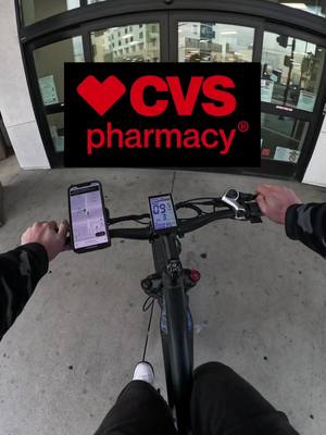 A post by @bikedasher on TikTok caption: @CVS Pharmacy Delivery POV #covid #delivery #water #ubereats #bike #work #cali #fyp 