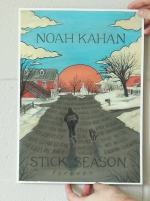 A post by @artofellaeland on TikTok caption: In honor of the release of Stick Season (Forever) and my love and obsession with @Noah Kahan ‘s songs, I decided to create an album poster🥰✨ For years now Noah Kahan has been a constant place of refuge for me. From his first EP Cape Elizabeth up to the absolutely insane Stick Season (We’ll All Be Here Forever) albums, I have found solace in all his songs. Not only are they beautifully written and performed, they are extremely relatable to me in a myriad of ways.  When I find myself lost or alone or battling my thoughts, I nearly always end up opening up Spotify and blasting his music (preferably his Stick Season album in my car so I can scream my lungs out lol).  He’s really gotten me through these past few years, and the amount of gratitude I have for his music and vulnerability in his songs can’t be put into words.  Thank you so much Noah Kahan for everything!🙏 ***I know this is totally different from my usual work but I thought I would just share a lil personal project!!☺️*** Who else is a fan? #noahkahan noahkahanart #noahkahancover #stickseason #albumart #albumartwork #musicposter #musicposters #noahkahancover 