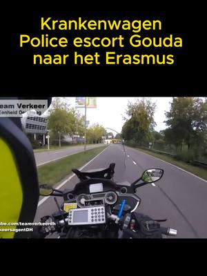 A post by @lucasvick888 on TikTok caption: Krankenwagen - Police escort Gouda naar het Erasmus #Brandweer  #feuerwehr  #feuerwehrautos  #police