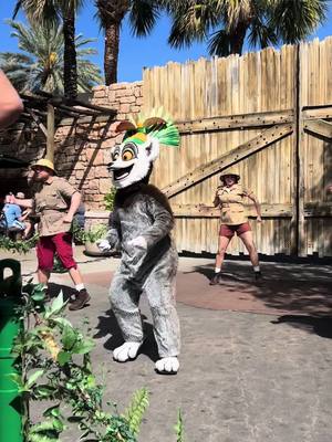 A post by @alisacassia_ on TikTok caption: Work it king julien #kingjulien #islandsofadventure #orlando #universal #dancechallenge 