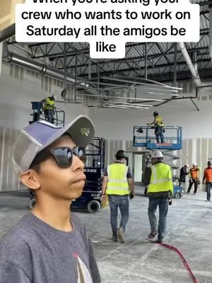 A post by @tnsixpack on TikTok caption: Weekend crew #fyp #bluecollar #construction #contractor #electricalcontractor #electrician #foryou #funny #meme 