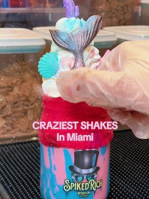 A post by @maniaticbites on TikTok caption: These are the most craziest desserts in Miami #miamishakes #milkshakes #desserttiktok #tiktokfood #miamidesserts #doralzuela #doralmiami @Spikedrich 