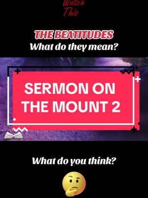 A post by @realrubenb on TikTok caption: #bibleproject #biblestudy #biblesummary #christian #christianity #christianfyp #christiantok #fyp #christianitytiktok #bible #foryou #sermononthemount #beatitudes 