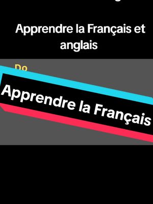 A post by @frenchclass3 on TikTok caption: Learn french and English..... apprendre la Français et anglais........ #vue #visibilité #following #learnenglish #100kviews #1millionviews #foryou #learningfrench 