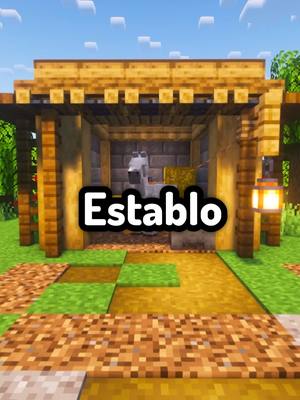 A post by @kevinphew on TikTok caption: Establo para Caballos en #Minecraft