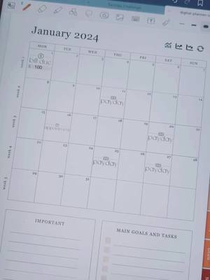 A post by @roseale2000 on TikTok caption: You could say I am alittle bit behind on my months 🤦🏾‍♀️😂#ipad #goodnotes #planner #goodnotesplanner #january #ipadtips #ipadplanner #makeitviral #fyp #feature #