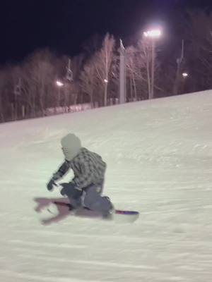 A post by @ph1lfree on TikTok caption: Frist time snowboarding