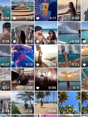 A post by @riotravelers on TikTok caption: It's crazy to go back and look at a camera roll months (or years) after a trip and find all of the content that got lost in the shuffle! Having fun reflecting on our @MSC Cruises US trip from December of 2022! Join the movement and share your unposted travel memories and tag @msccruises_us + use tag #UnpostedBeauty #MSCCruises #partner 