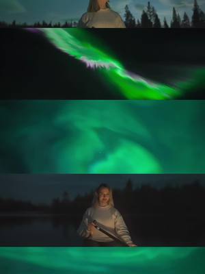 A post by @visualsofjulius on TikTok caption: Kuvattiin revontulia Lapissa😍 #aurora #northernlights #lapland #lappi #revontulet #finland #suomi #videography #cinematic