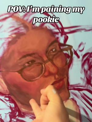 A post by @ackermansarecool on TikTok caption: Best friend agression gotta be a thing right? #fyp #bestfriend #painting #art #pookienation #pookie 