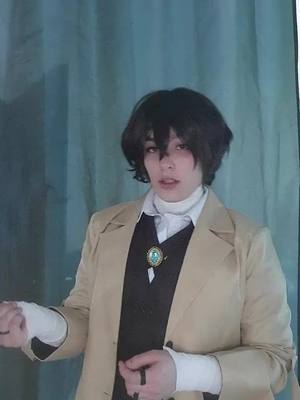 A post by @jinko_cosplay on TikTok caption: Yes I am alive. Yes that is a pretty old video. I just try to repost old videos that got muted until I finally be able to make new TikToks again.... sorry for that guys  #cosplay #bsd #bungostraydogs #bungoustraydogs #dazaiosamu #jinkocos #osamudazai #dazaicosplay #bsdcosplay 