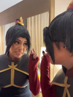 A post by @namiicos on TikTok caption: She’s slipping 😃  #azulacosplay #atla #avatar #avatarthelastairbender