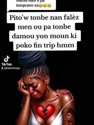 A post by @bakerlesage on TikTok caption: Réponse à @johannalacapoise lè'w tonbe damou yon moun ki poko fin trip hmmm