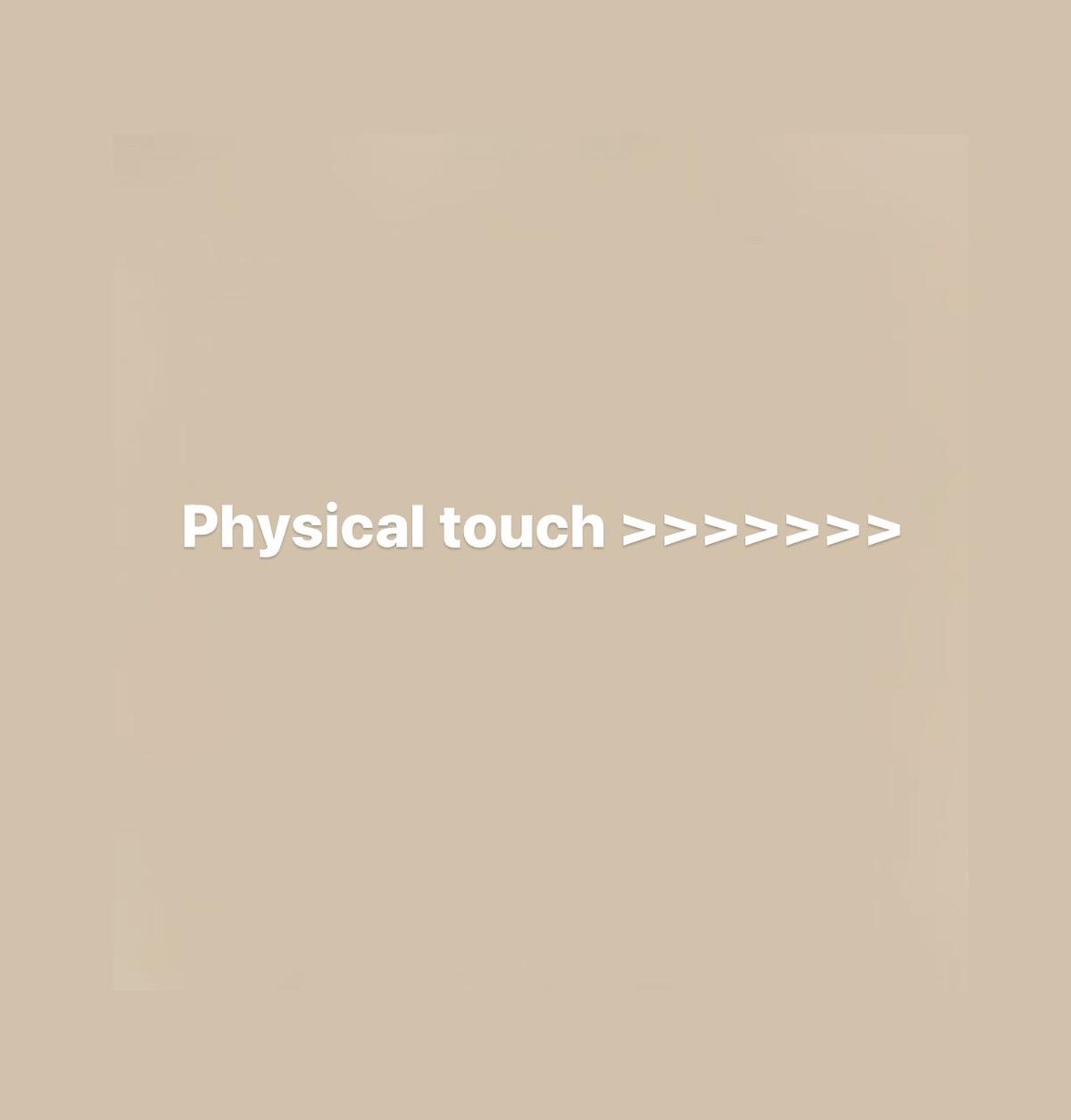 A post by @fogelly7 on TikTok caption: #physicaltouch #lovelanguage #physicaltouchlovelanguage #rec #recommendations #fyp #fy #pek #chillmelodies #рекомендации #chill|