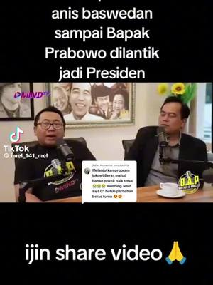 A post by @80renita on TikTok caption: #prabowo #gibran#jokowi#viral 