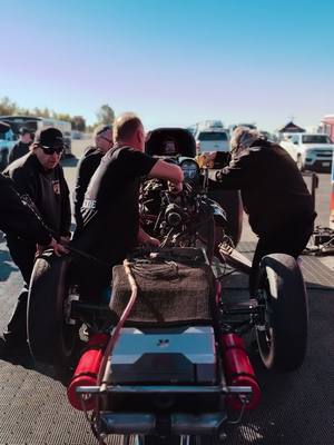 A post by @buddyhull323 on TikTok caption: @NHRA Nitro Funny Car warm up. JimDunnRacing | #Lescure #BlazeExhaustProbes | #USD |#KGCConstruction |#CrowSafety | #VertexRoofers | #PowerbuiltTools | #WileyX | #Mooneyes | #McLeod |#TrueBrands | #Gates | #Hussey | #ARP | #RaceStarWheels | #ImpactSafetyEquipment 