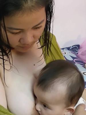 A post by @leloshow.official on TikTok caption: Breastfeeding Vlogs 2024 !! #normalizebreastfeeding #breastfeeding #momdaily #newborn #kids #fyp #foryou