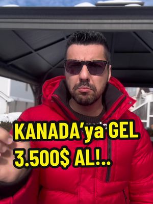 A post by @sertackemiksiz on TikTok caption: KANADA’ya GEL ve 3.500$ AL! Evet, vergi beyannamesi dolduranlar için bunrskamınalabilmek ve karşılıksız alabilmek mümkün 😄👍🏻 Detaylar 21 Şubat Çarşama KANADA SAATİ ile 20:00’da INSTAGRAM HESABIMDA CanlınYayında :) 