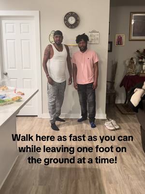 A post by @whitney.veasey on TikTok caption: Walking Challenge! #foryou #challenge #funny 