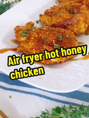 A post by @tangledwithtaste on TikTok caption: Full recipe on my website www.tangledwithtaste.com #airfryer #airfryerrecipes #Foodie #chicken #Recipe #fyp 