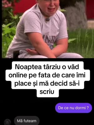 A post by @viral_high_lights on TikTok caption: Noaptea târziu o văd online pe fata de care îmi place și mă decid să-i scriu.😅 #tiktokromania #comedie #caterinca #caterincamaxima #fypシ゚viral 