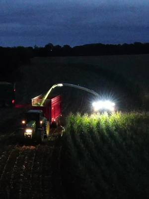 A post by @farm_hub_ on TikTok caption: Back to the maize craize 🫳  #agrispec #rearsteer🥵 #johndeere #tractor #agriculture #country #yfc #farming #farmhub #silage #ag #Summer #agri #agri #CapCut #claas #maize @Jim 