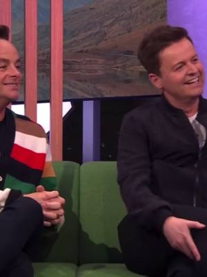 A post by @antanddec_vines on TikTok caption: Here’s @Ant & Dec talking about Get Outta Me Ear… but with a twist 👀 The boys full interview on The One Show is on my YouTube channel! #antanddec #theoneshow