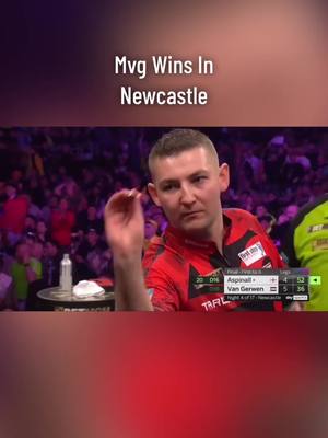 A post by @darts___ on TikTok caption: Hit your doubles aspinall #foryou #fyp #darts #PremierLeague #night4 #newcastle #mvg #aspinall #foryoupage 