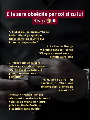 A post by @unhommefatal on TikTok caption: Deviens un homme naturellement attirant en moins de 7 jours grâce au Guide Pratique disponible dans ma bio 