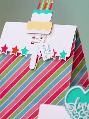 A post by @jennifer.maker on TikTok caption: Let's make gift bags with a pick for any gift-giving occasion! Get the tutorial and free SVG files on my blog.❤️⬇️ 👉 Link in bio - My Blog 👉Design #559 in my FREE Library #diygiftbag #diychristmasgiftbag #diychristmas #christmascrafts #cricutchristmascrafts #christmasdiy #diypapergiftbag #papergiftbag