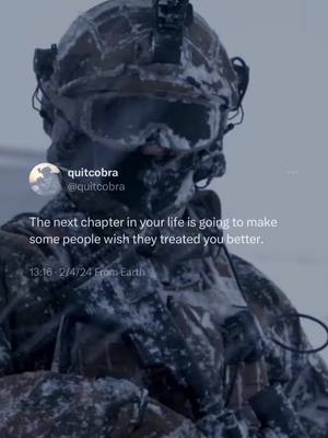 A post by @quitcobra on TikTok caption: #quotes #military #militaryquotes #quitcobra 