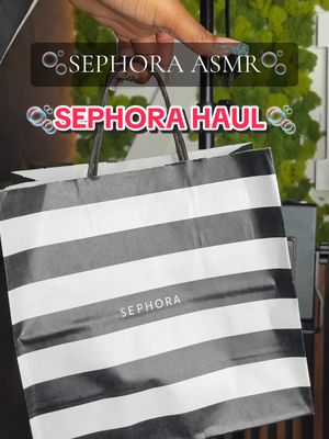 A post by @tropictouches on TikTok caption: 🫧 Retail therapy is literally God sent 🫧  Some new Sephora pickups I’m excited to try!🥰 #haul #sephora #makeuphaul #sephorahaul #fyp 