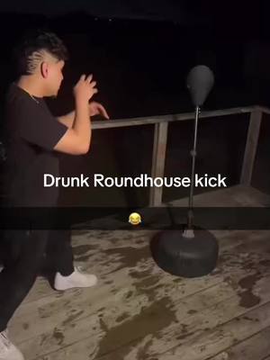 A post by @officialericramos on TikTok caption: When life hits you hard 🤣🤣🤣🤣 @Esteban Fuentes #fyp #viral #roundhousekick 