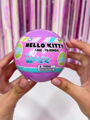 A post by @minitoyland on TikTok caption: 💗 Hello Kitty & Friends Chibi Snapz!! 🙌#hellokitty #asmrunboxing #asmr #hellokittylover #toysoftiktok #oddlysatisfying 