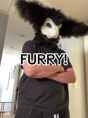 A post by @ll_ashen_ll on TikTok caption: Thanks for pointing out the obvious #furry #dino #dinomaskfurry #dinomask #fursuit #hazbinhotel 