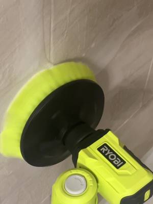 A post by @clean_organize_decorate on TikTok caption: Bringing in all my favorites to tackle our master bath because it’s not gonna clean itself. @ryobitoolsusa really outdid themselves with these scrubbers. From dirty to clean so quickly and with no effort at all.   #ryobicreator #cleaningUnplugged #asmr #momlife #CleanTok #organizedhome #clean #cleaning #deepclean #cleanhome #motivation 