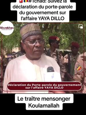 A post by @tchd_etat_laic on TikTok caption: 🚨🇹🇩#Tchad: Suivez la déclaration du porte-parole du gouvernement sur l’affaire YAYA DILLO#🇹🇩tiktoktchad #🇹🇩tiktoktchad #francetiktok🇫🇷 @𝐓𝐂𝐇𝐀𝐃 𝐄𝐓𝐀𝐓 𝐋𝐀𝐈̈𝐂 @Toumaï235🇹🇩 @AfroBallers 