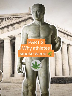 A post by @athleticinterest on TikTok caption: PART 2: Why athletes smoke weed 🌿 #athleticinterest 