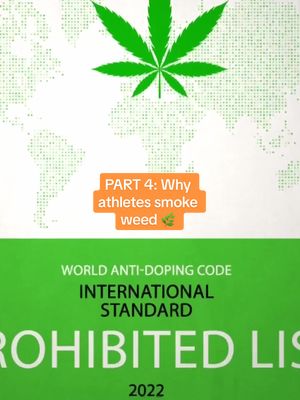 A post by @athleticinterest on TikTok caption: PART 4: Why athletes smoke weed 🌿 #athleticinterest 