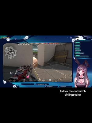 A post by @bbysoph.ttv on TikTok caption: first ace on stream! #Valorant #valorantclips #playingwithviewers #bunnygirlsenpai #pngtuber #newstreamer #twitch #latinastreamer #fypシ #lqbtq #Capcut #CapCut 