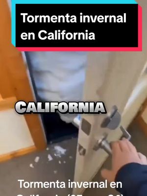 A post by @jorgefelixmet on TikTok caption: Tormenta invernal en #california en #estadosunidos los acumulados de #nieve pueden llegar hasta las 12 pulgadas  #sierranevada #tormenta invernal tormenta invernal en California