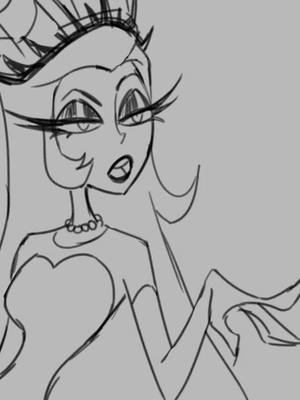 A post by @cacklingjackal_art on TikTok caption: she would tho #lilith #hazbinhotel #hazbinhotellilith #hazbinhotelanimation #adam #hazbinhoteladam audio not mine